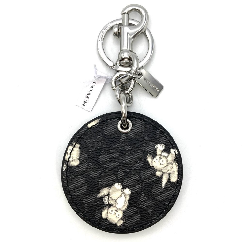 New Coach Disney Dalmatian's Mirror Blue Black Keychain
